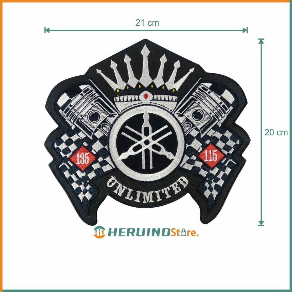 Bordir PATCH BACK BORDIR / LOGO RIDER / MOTOR CLUB