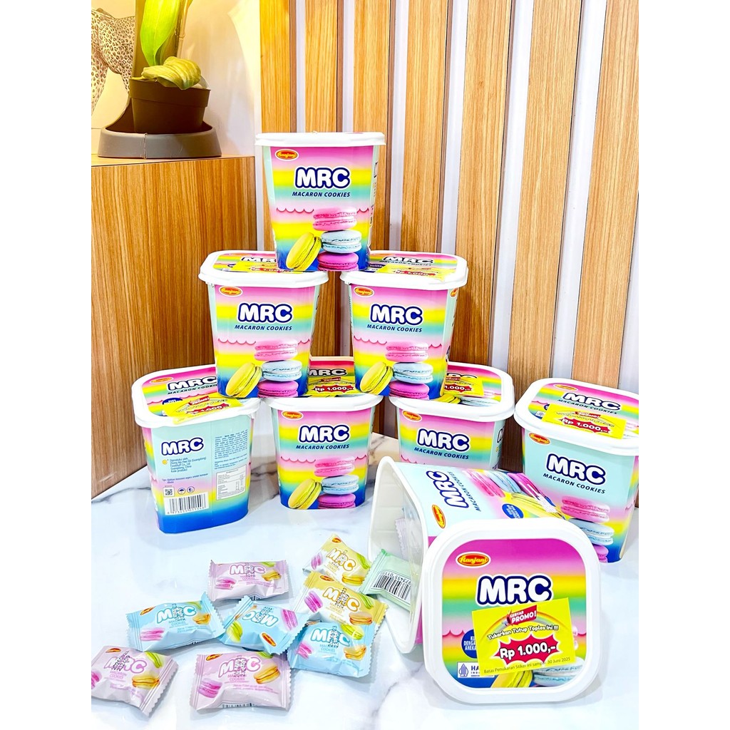 

MRC macaron cookies toples isi 20 pcs/Cemilan enak RANJANI