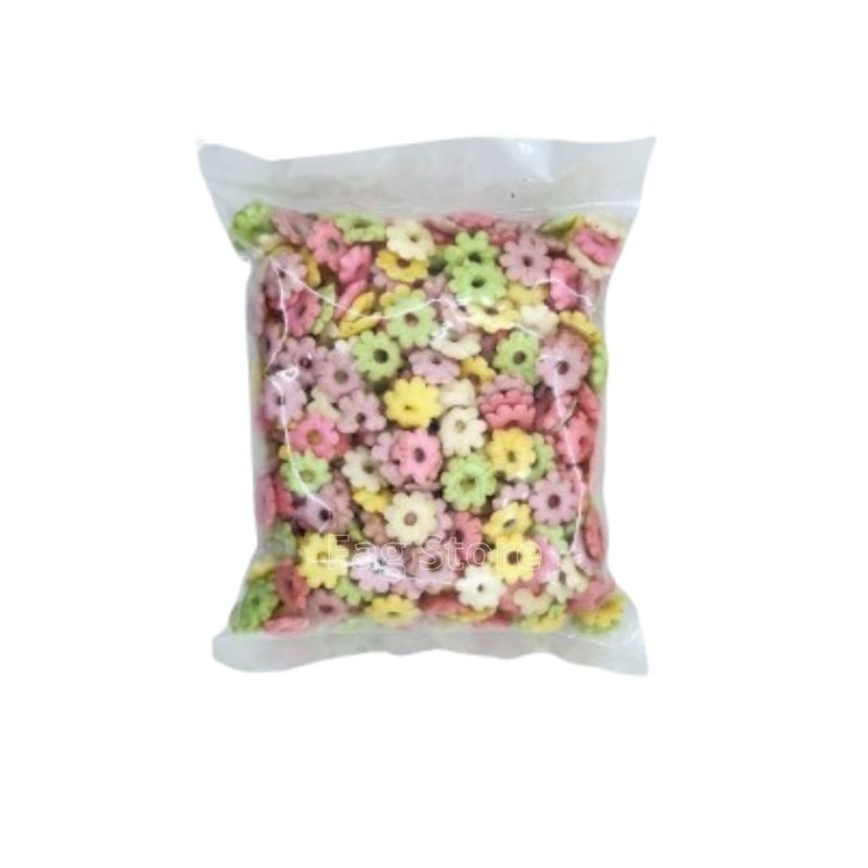 

TERMURAH Ajisan Pilus sakura enak gurih warna warni berat 500 gram