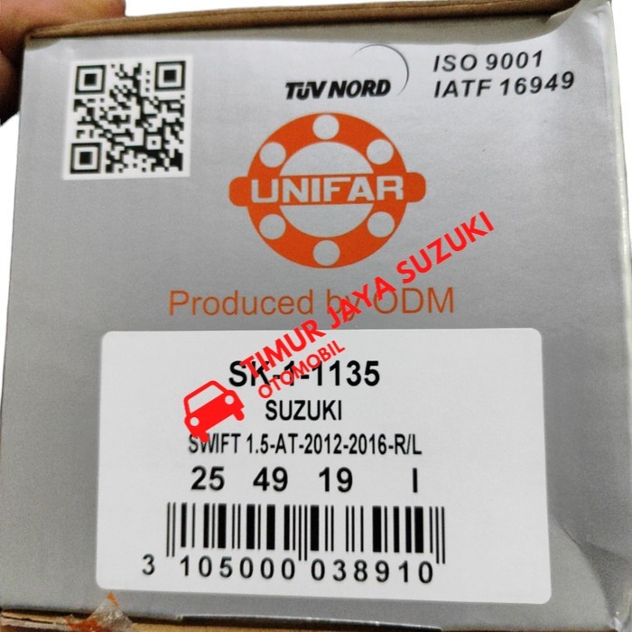 Cv joint as roda luar all new swift matic Unifar BARU