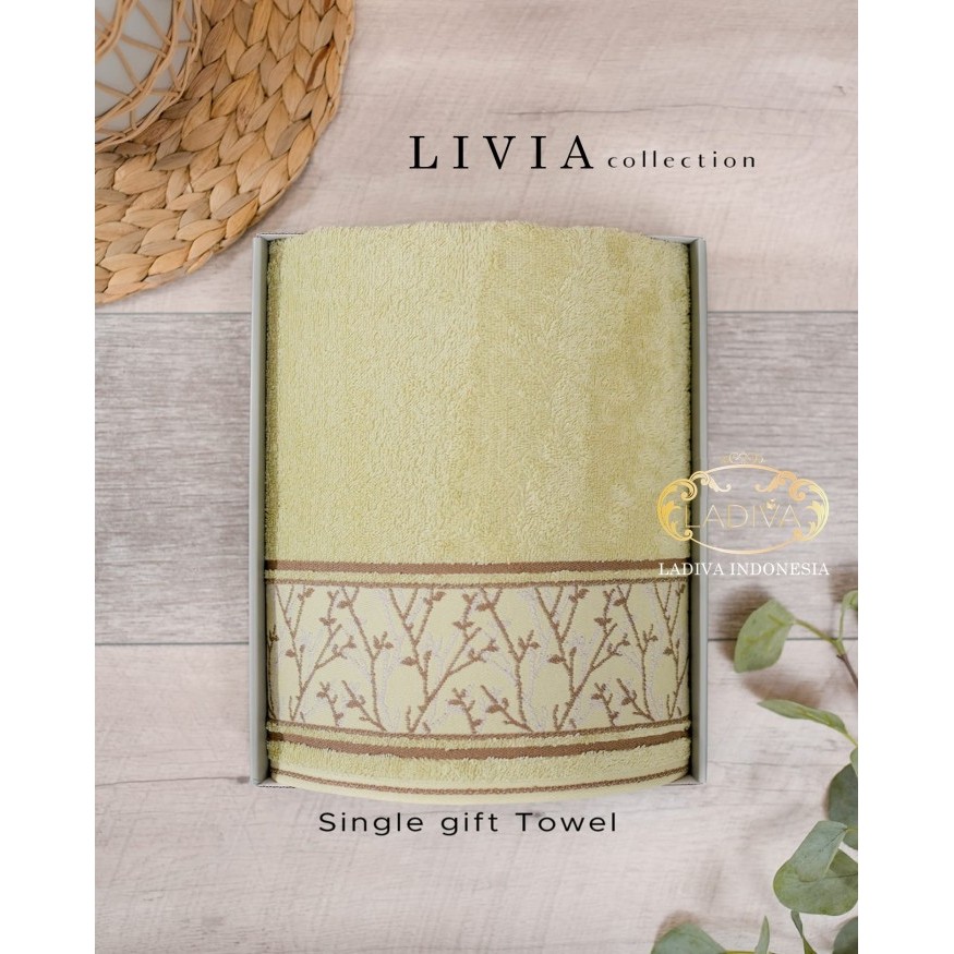 

[Best]PROMO HAMPERS COUPLE Premium - Handuk Couple LIVIA NO BORDIR + Exclusive Box - PAKET SINGLE