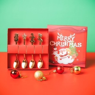 

[Terlaris] [NATAL EDISI RED] Hampers Natal Mangkok Keramik Set Christmas / Gift Natal Premium / Mug Kado Natal / Hampers Akhir Tahun Mangkok / Sendok Set Natal / Gift Box Spoon Xmas/ Hadiah Peralatan Makan - 4XmaSpoon Polos