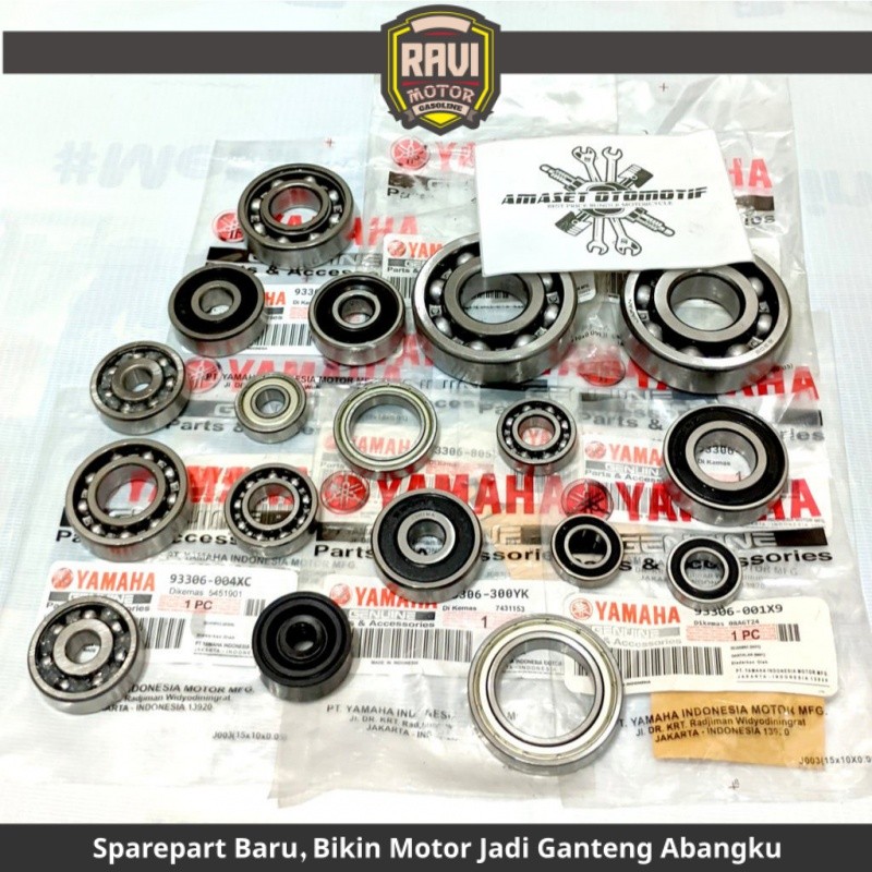 Paket Bearing Komplit Mesin Kruk As Rasio Jupiter MX 135 Jupiter MX 150
