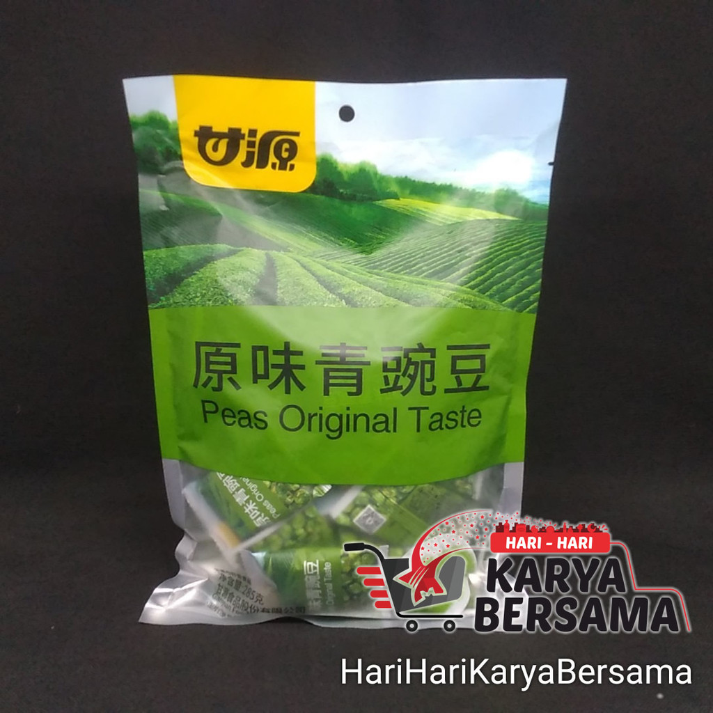 

MAKANAN RINGAN KACANG POLONG PEAS ORIGINAL TASTE 285GR