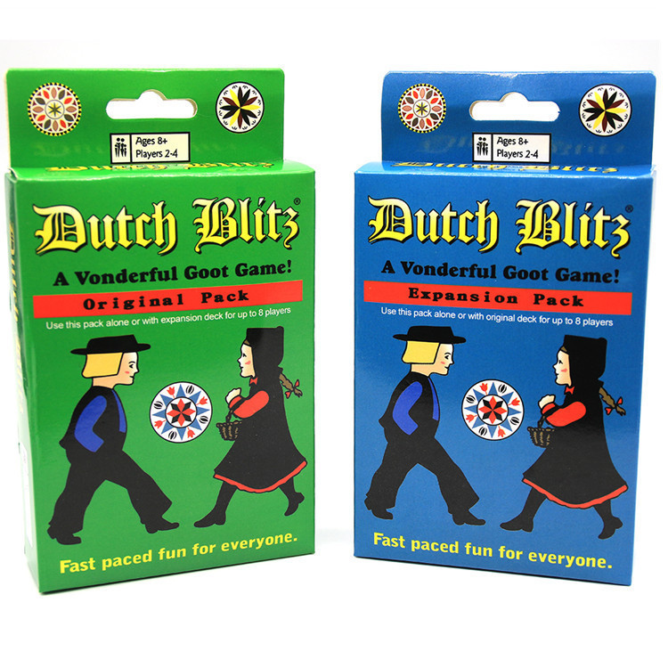 

Dutch Blitz The Original Fast Paced Card Game Contains 160 Card Quick And Easy To Learn Great Family Game Fun For Everyone For 2