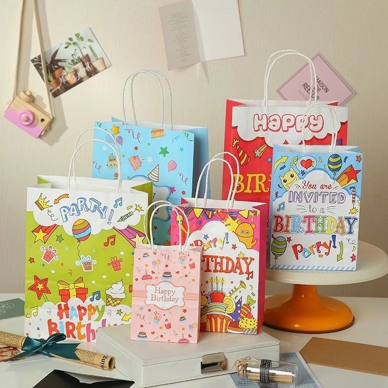 

[Satuan] Paperbag Happy Birthday Ulang Tahun/ Tas Kado Cute Ultah Anak