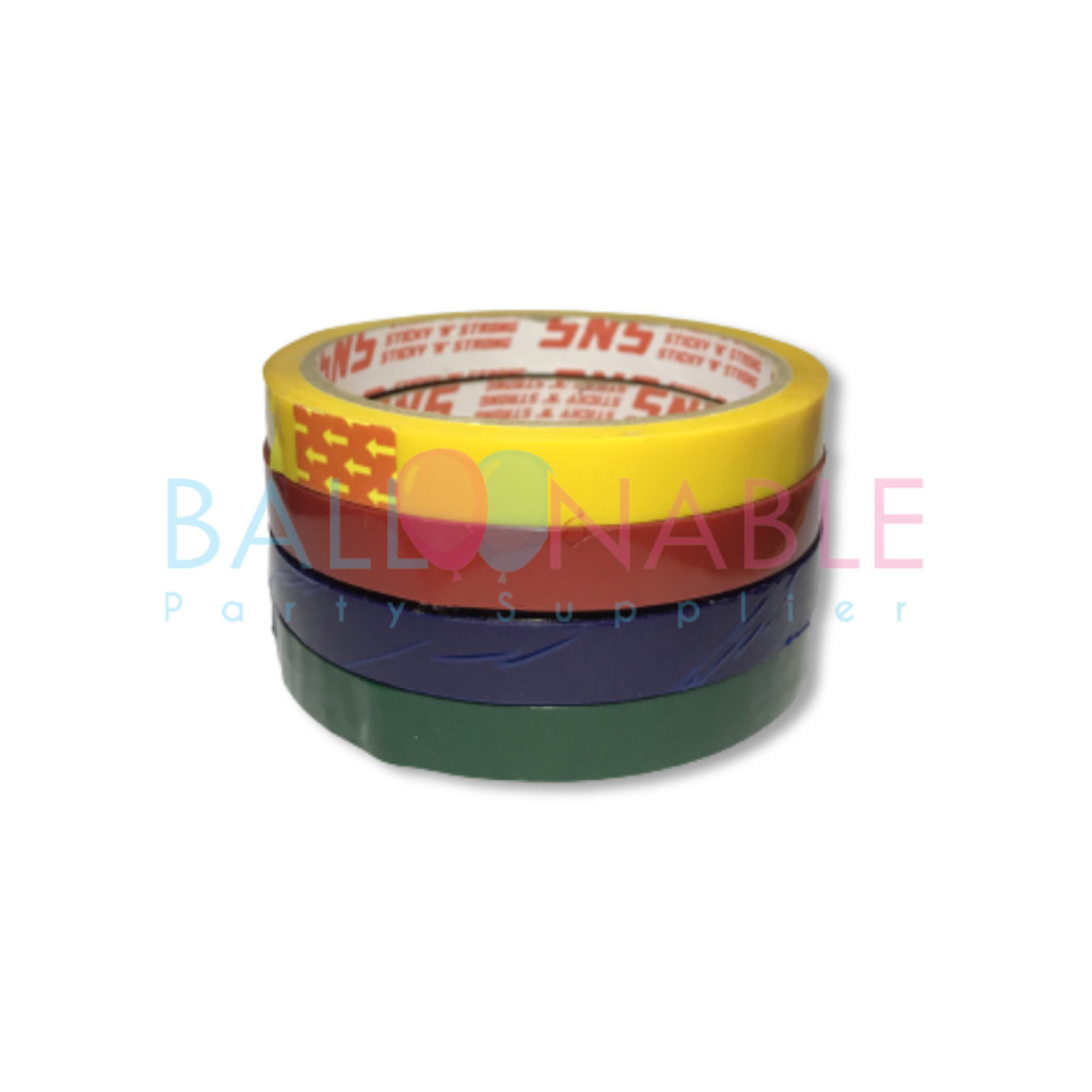 

Isolasi Warna Warni / Lakban Warna Warni 12mm Satuan