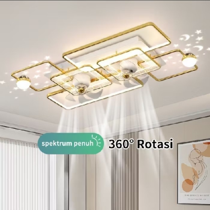 Lampu gantung Plafon kipas angin Jumbo Dekorasi hias ruang tamu