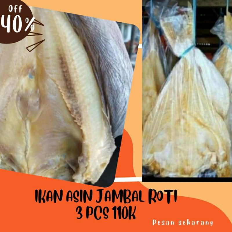 

Ikan Asin Jambal Roti 3pcs 110k