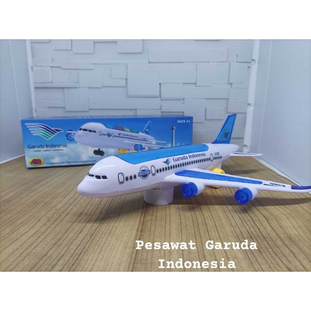 Mainan Pesawat Terbang Garuda Indonesia // Replika Pesawat Terbang Garuda SNI MURAH