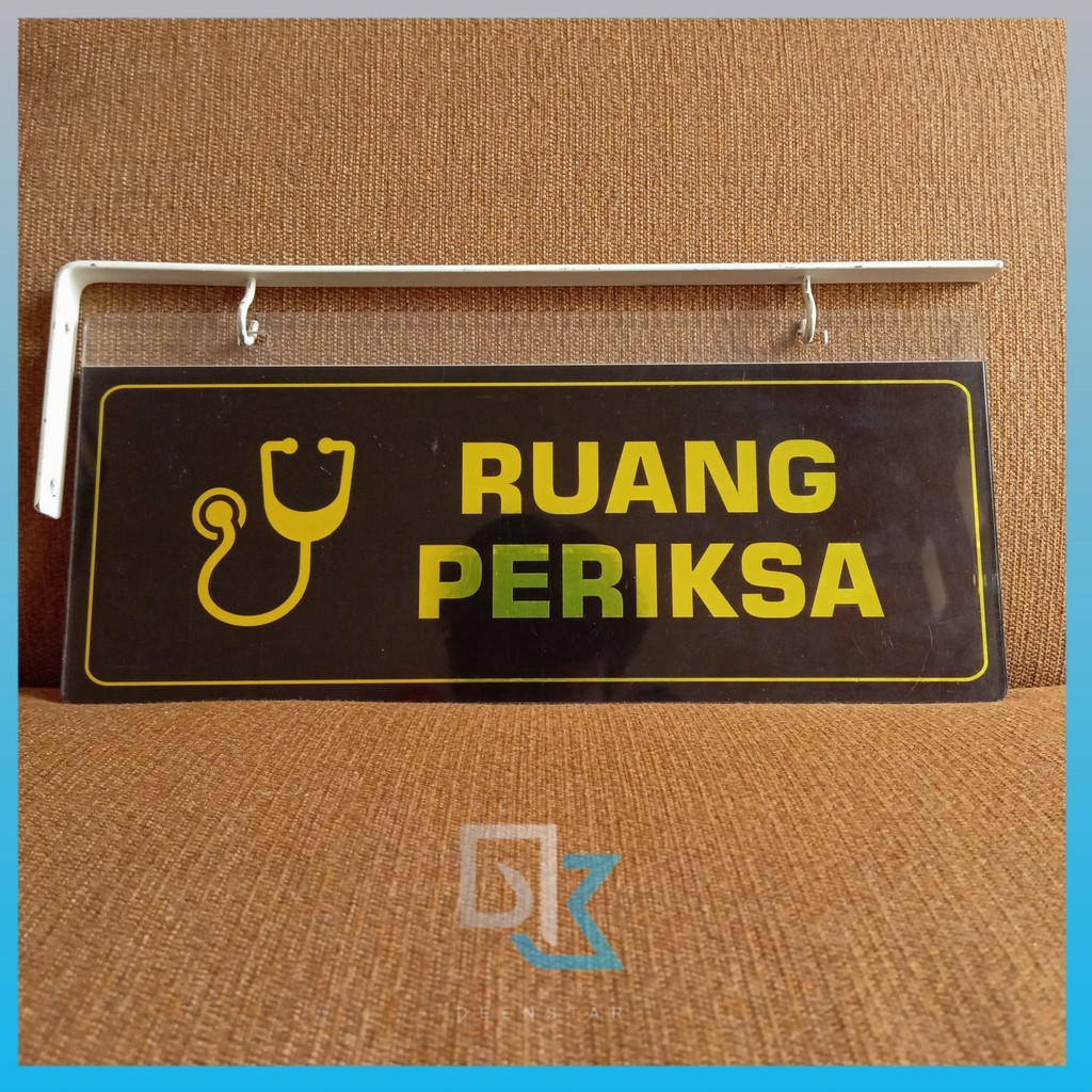 Akrilik gantung, Akrilik ruang periksa, Akrilik nama ruang, Akrilik nama ruangan