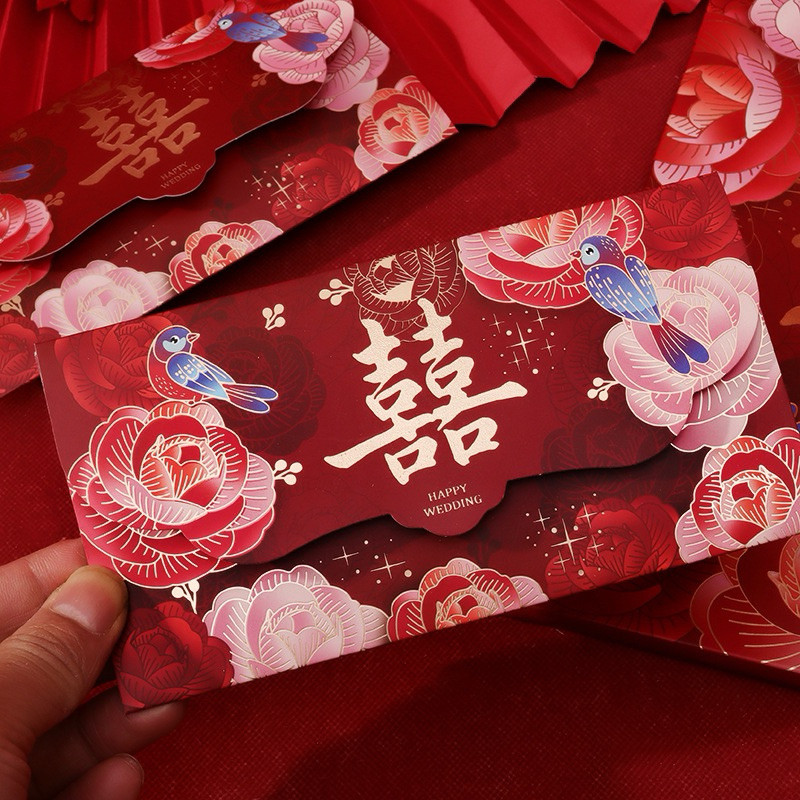 

Angpao Premium Shuangxi 2025 / Amplop Dompet Red Wedding / Angpau Pernikahan Orang Cina Chinese Wedding / Ampao Teapai Hantaran Phanteh Bentuk Dompet Premium