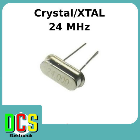 Crystal 24 MHz. XTAL 24 MHz. Kristal 24 MHz. Xtal 24 MHz