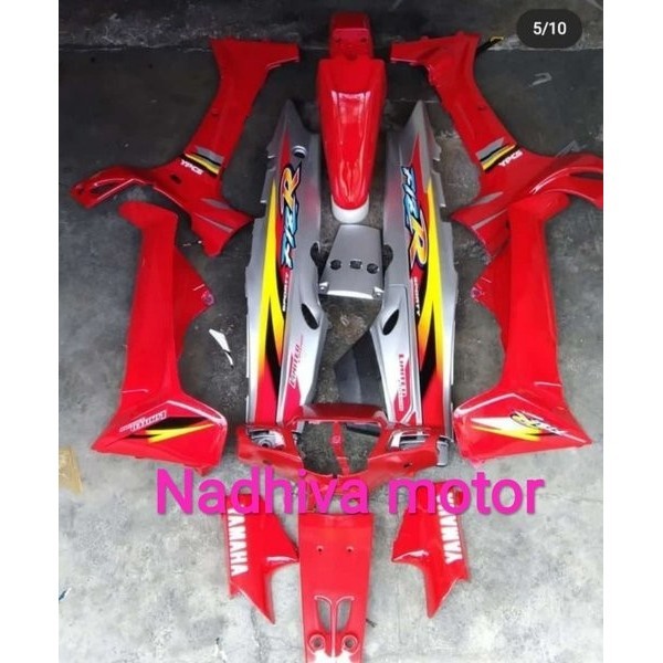 cover body fizr le limited edition 2001 2002 silver merah