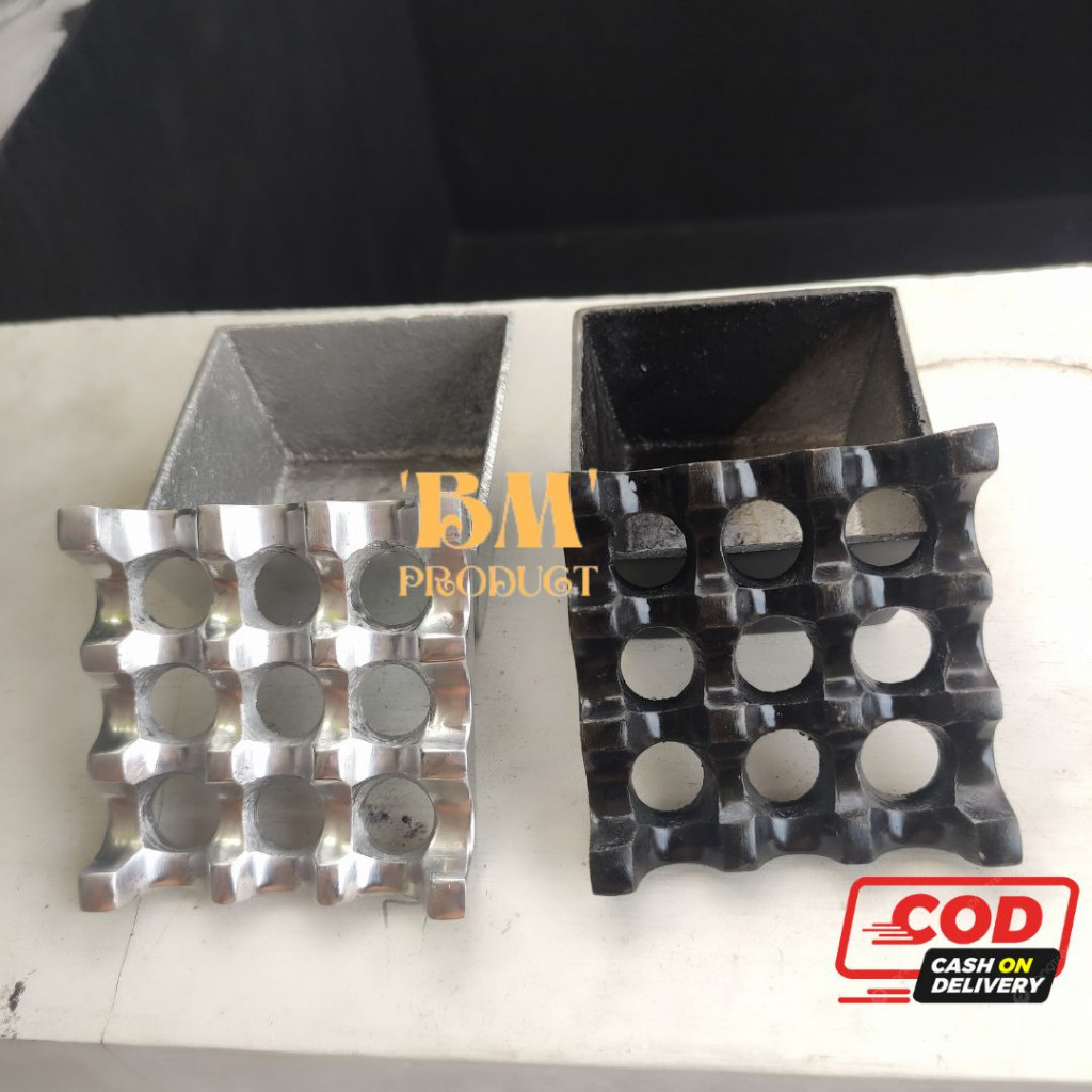 Asbak Almunium Lubang 9 Asbak Rokok 1 pcs Asbak Hotel Asthray Unik