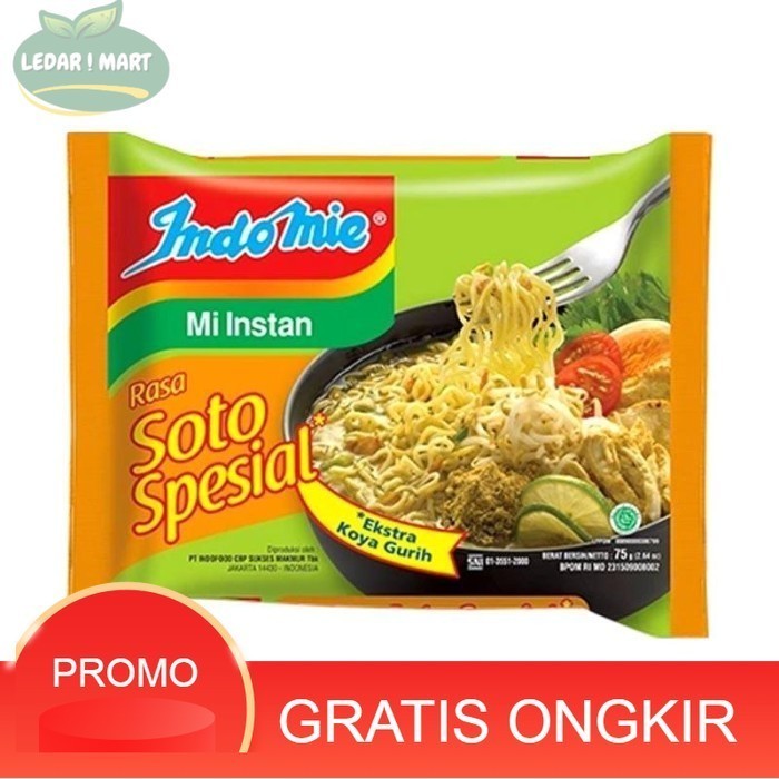 

Indomie Soto Spesial Mie Instan 75 gram - Clearance Sale