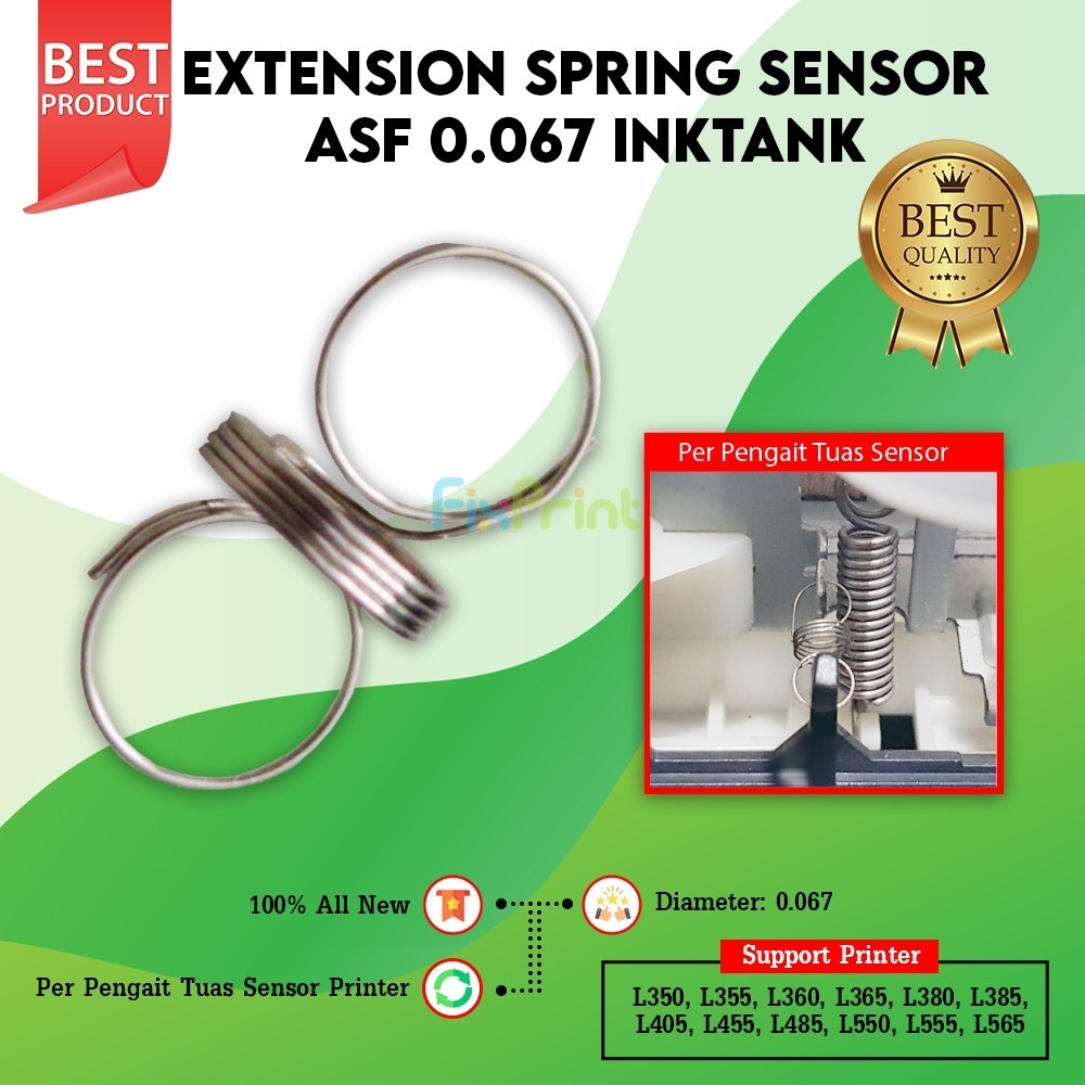 Extension Spring 0.067 Per Pengait Tuas Sensor Epsn L110 L120 L130 L210 L220 L300 L310 L350 L355 L36