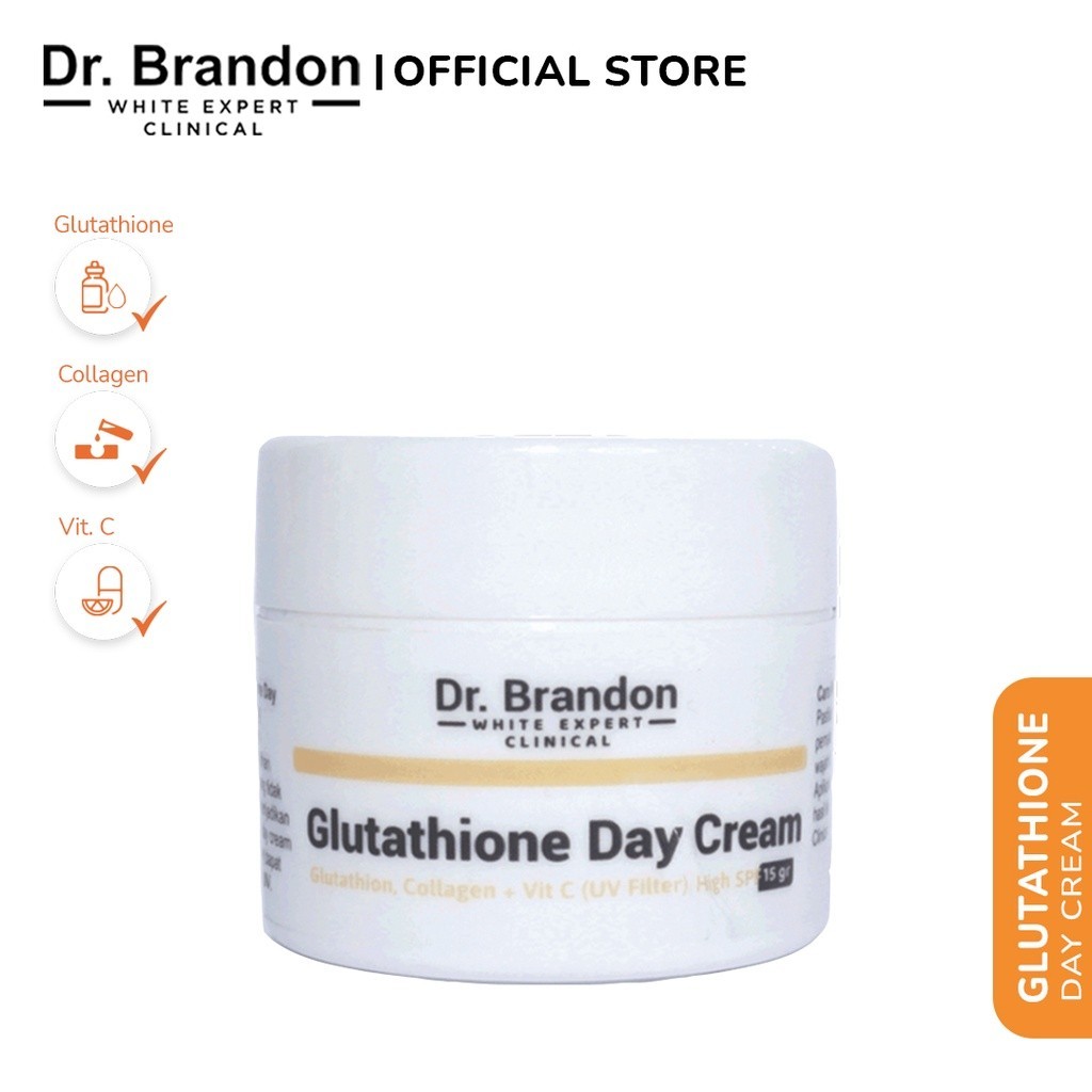 Dr Brandon Glutathione Day Cream Krim Siang Dr Brandon Dr.Brandon Dr. Brandon Official Shop Drbrando