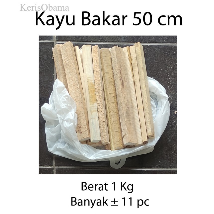 

Kayu Bakar 50 cm BBQ 1 kg murah
