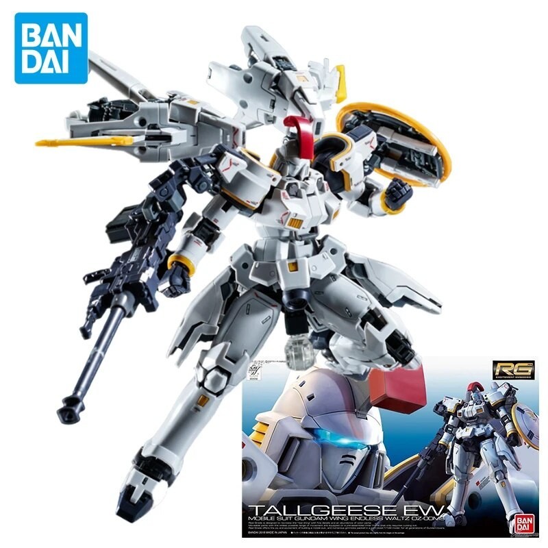 Bandai RG 1/144 OZ-00MS Tallgeese EW Gundam Action Figure Wing Endless Waltz Gundam Model Kit Toys f