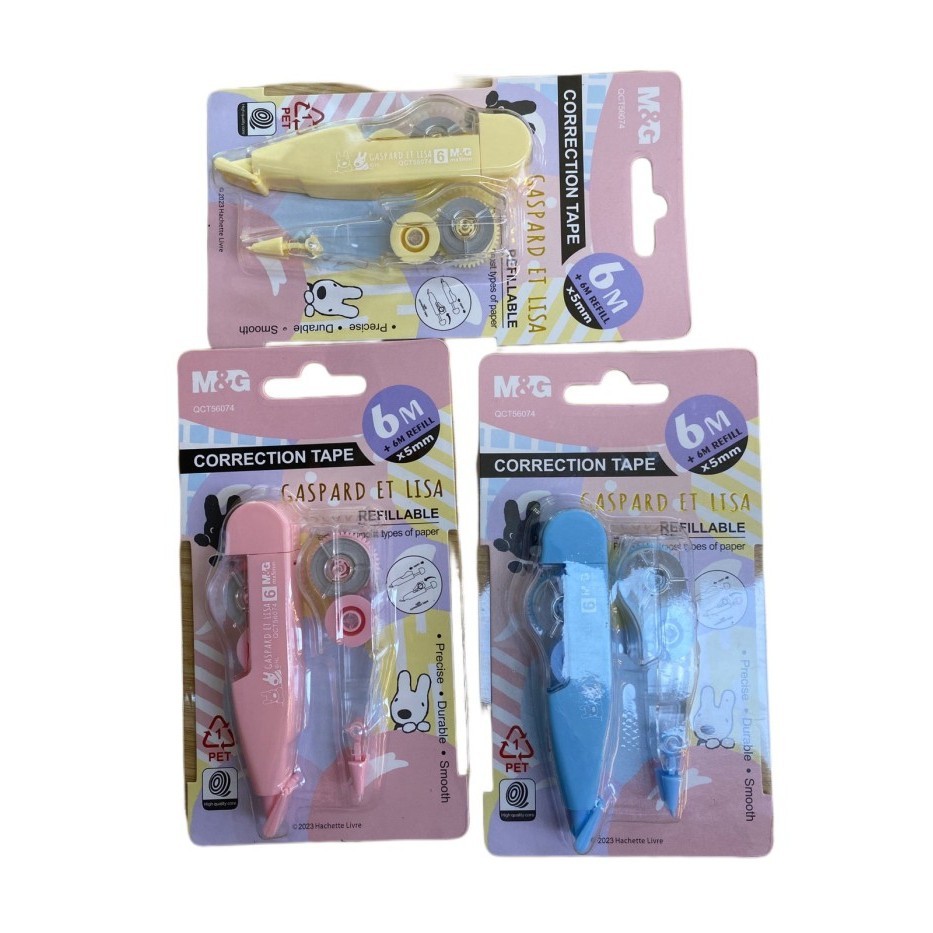 

M&G Correction Tape 6m ET LISA / Tip-ex kertas 6m M&G GASPARD ET LISA QCT56074