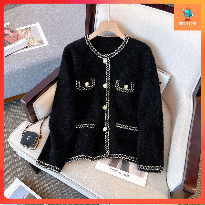 Blazer Korea Terbaru / NNC New Pauline Cardigan Premium Blazer Outer Atasan Rajut Wanita