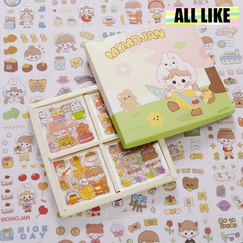 

【ALL Like】 Sticker Buku / Sticker Botol / Sticker anti air / Sticker karakter / Sticker PET lucu
