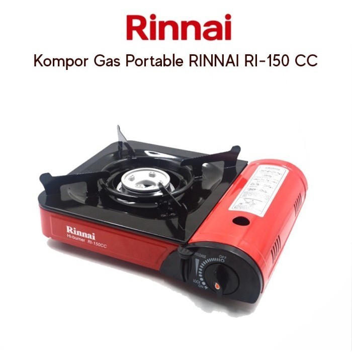 RINNAI RI-150 CC Kompor Gas Portable / Kompor Camping/Kompor Kemah/kompor Murah/Kompor Rinnai