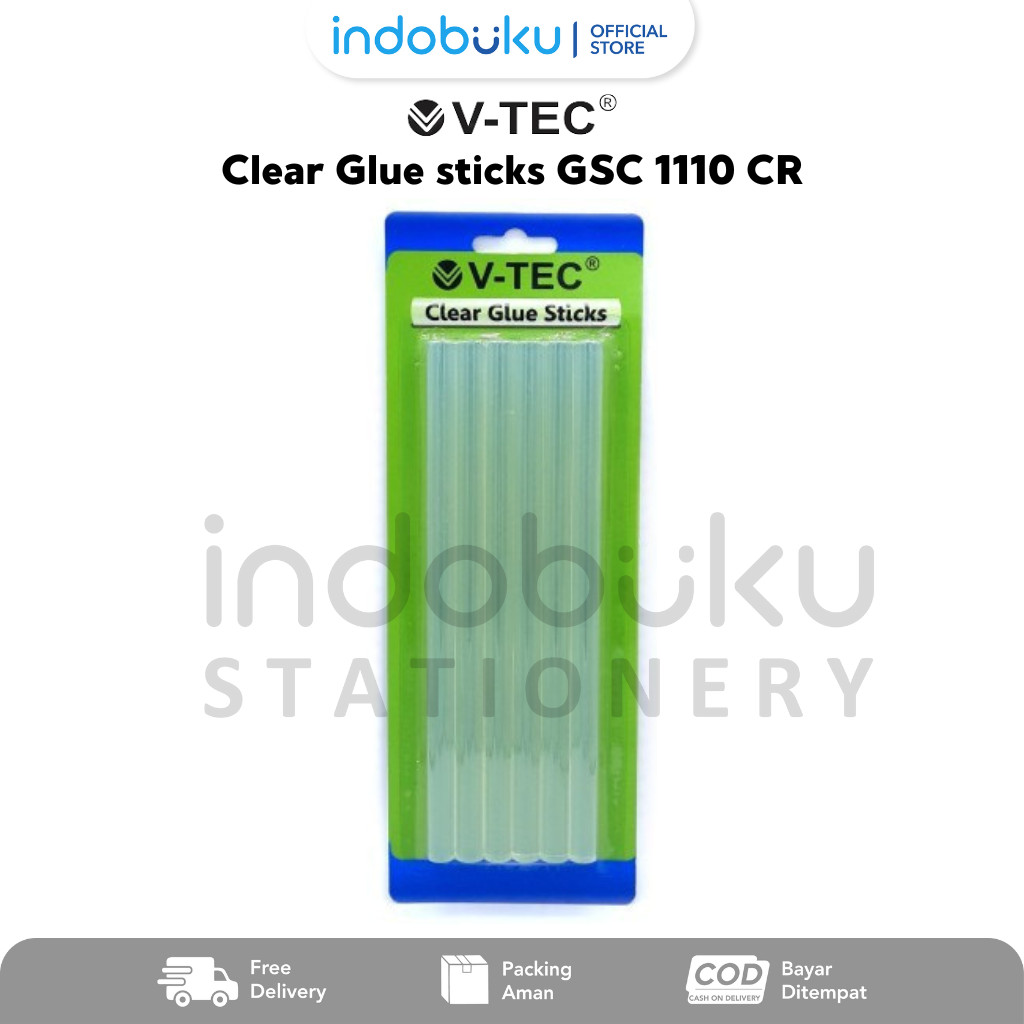 

Clear Glue Sticks V-Tec Isi Lem Tembak 6Pcs GSC 1110 CR