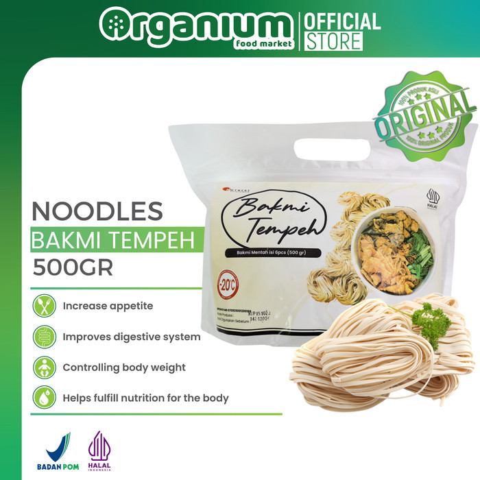 

Organium Frozen Tempeh Noodle 500g + Topping