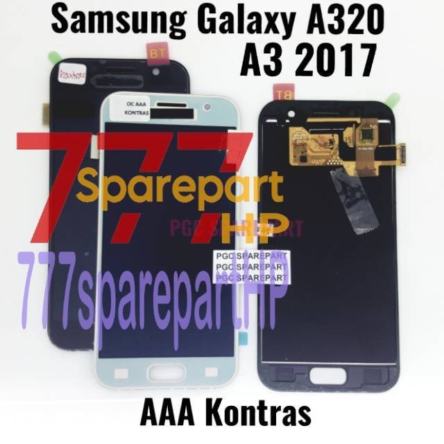 LCD Touchscreen Fullset AAA Kontras - Samsung Galaxy A320 - A3 2017 - 777sparepartHP
