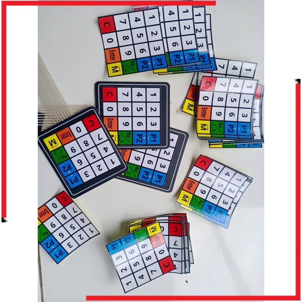 

Stiker Variasi Keypad Pom Mini Digital Pertamini Model Laminasi Custom Anti Air