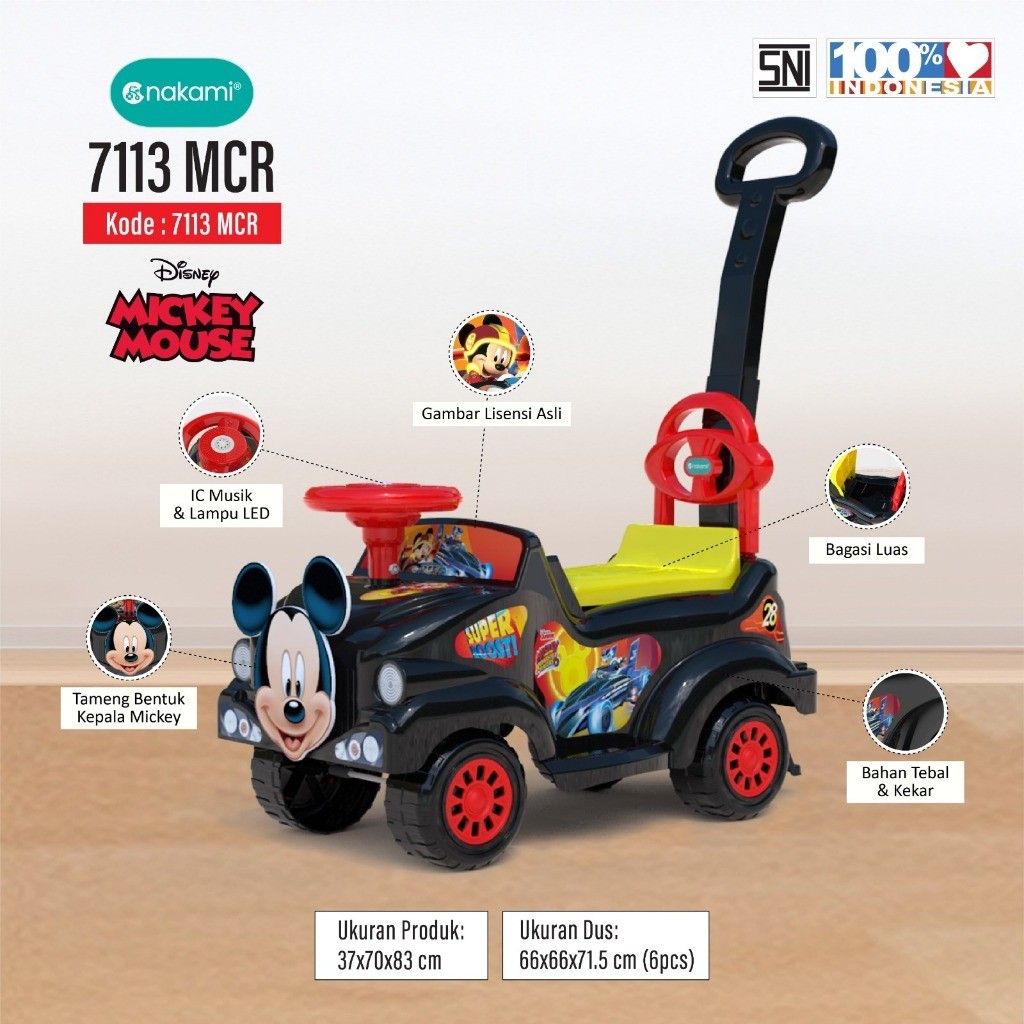 FN74RM NAKAMI - TOLOCAR BABY TRUCK - MAINAN ANAK MOBIL