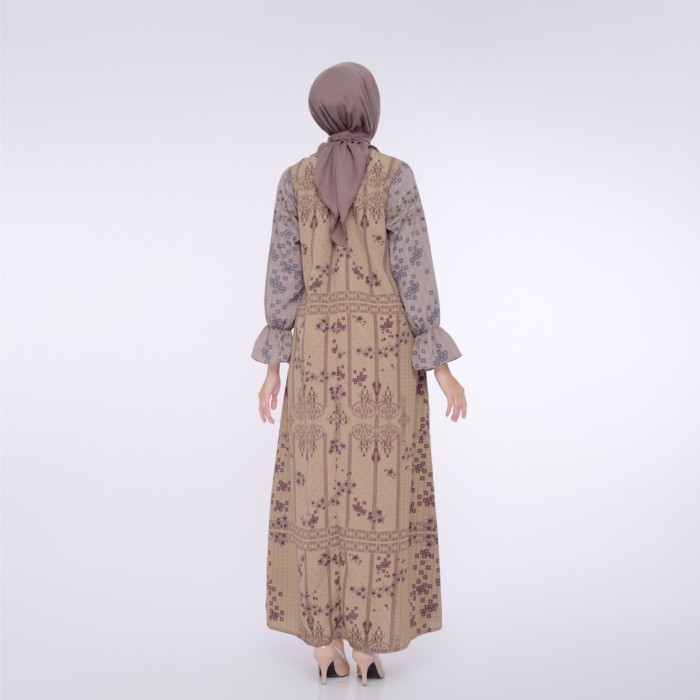 BIA x Vebby Palwinta - Leona Suede Mauve Dress -Islamic Journey London - M