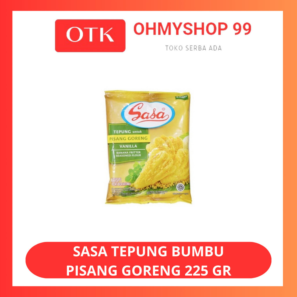 

Sasa Tepung Pisang Goreng Vanili 225gr