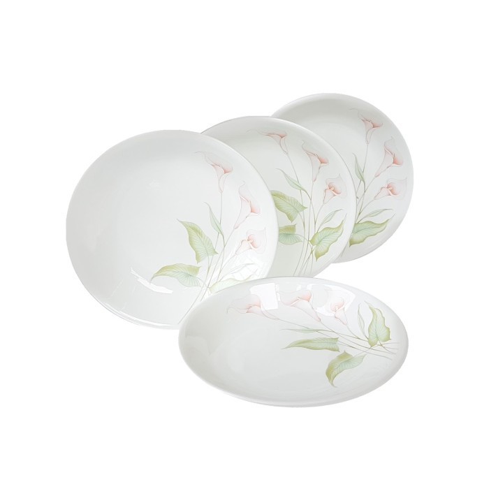 CORELLE Lilyville Soup Plate Set 4Pcs