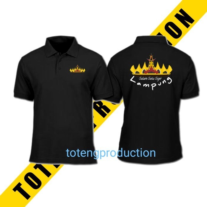tshirt Kaos polo pria shirt Lampung kaos salam satu siger indonesia anak rantau pria