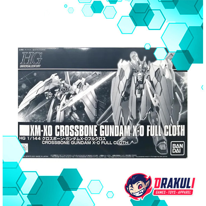 BANDAI Plamo HGUC XM-X0 Crossbone Gundam X-0 Full Cloth