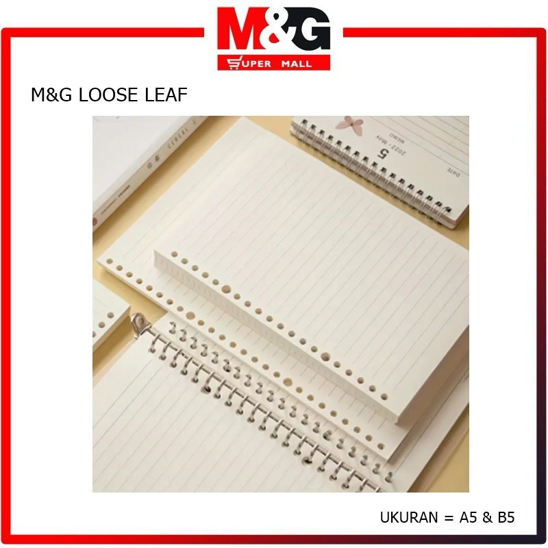 

M&G Loose Leaf / M&G Refill Binder A5 B5 / M&G Isi Binder A5 B5