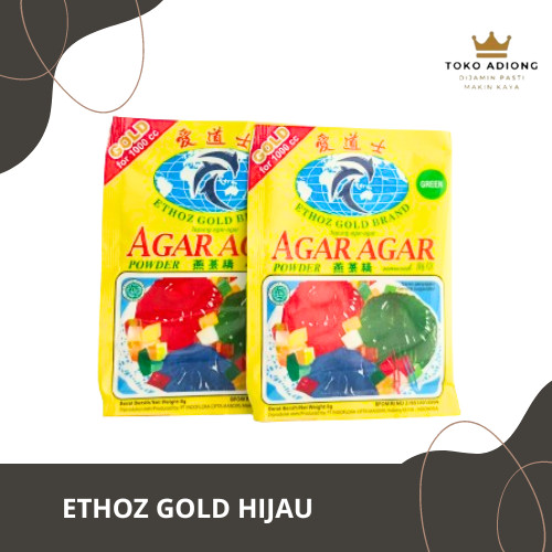 

ETHOZ GOLD HIJAU - agar agar hijau