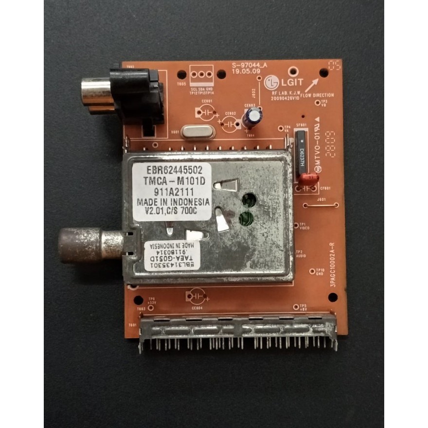 Tuner LG TV Tabung atau LCD TAE-G051D EBL31435301 10 PIN -LPK24
