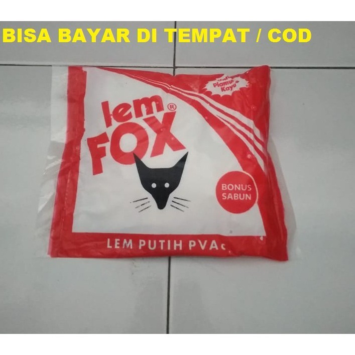 

LEM FOX MERAH 800 GRAM / LEM PVC LEM KAYU