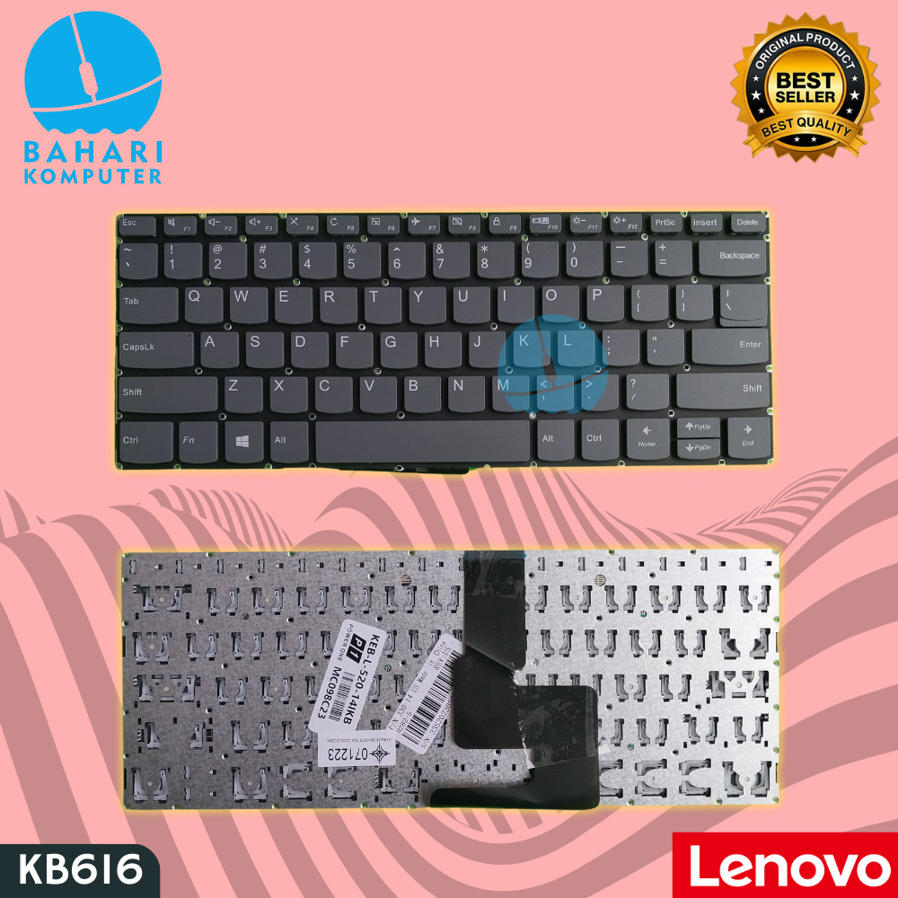 Keyboard Laptop Lenovo S340 S340-14 S340-14IWL S340-14API no backlight