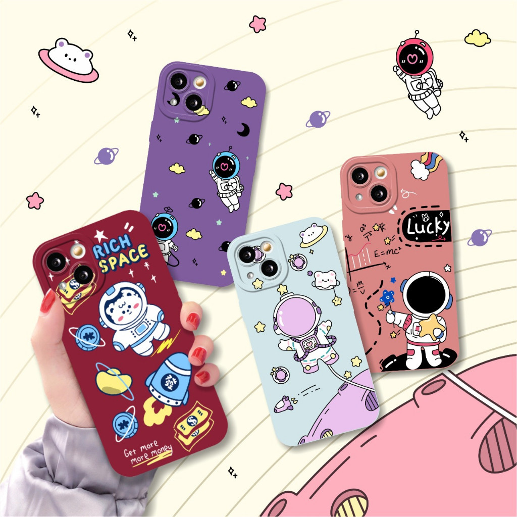 PRO CAMERA SPACE ASTRONAUT case vivo y27 z1 pro s1 v9 y53 2017 v5 v7 plus y55 v11 pro y83 v27e y36 y