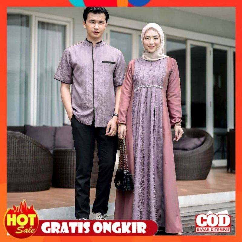KAIN ADEM HALUS TEBAL / [NEW ARRIVAL] SARIMBIT BATIK COUPLE GAMIS KIRANA - GAMIS BUSUI - GAMIS COUPL