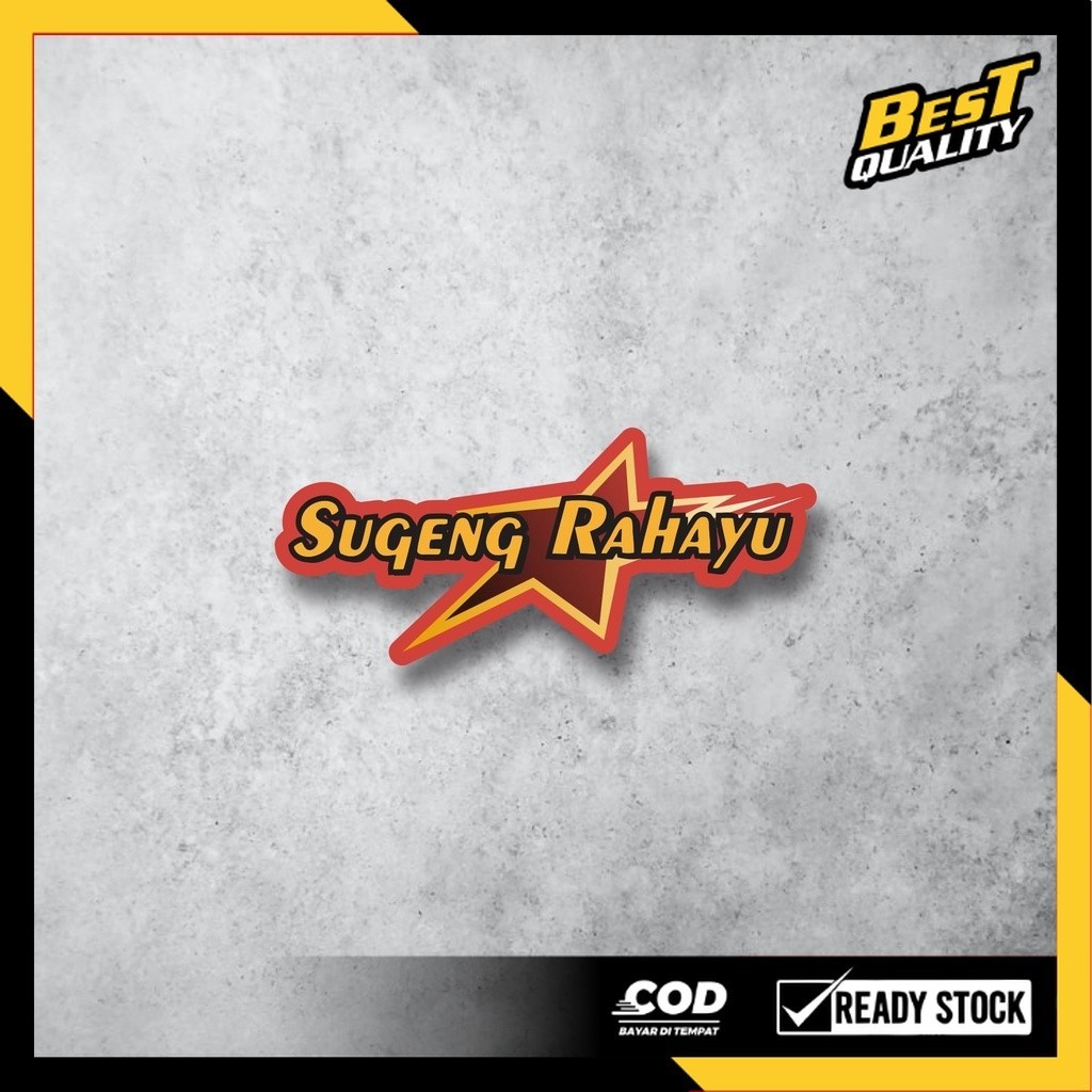 Stiker Bus LOGO SUGENG RAHAYU - Sumber Selamat sumber kencono Sticker Setiker Bismania bus Mania Cut