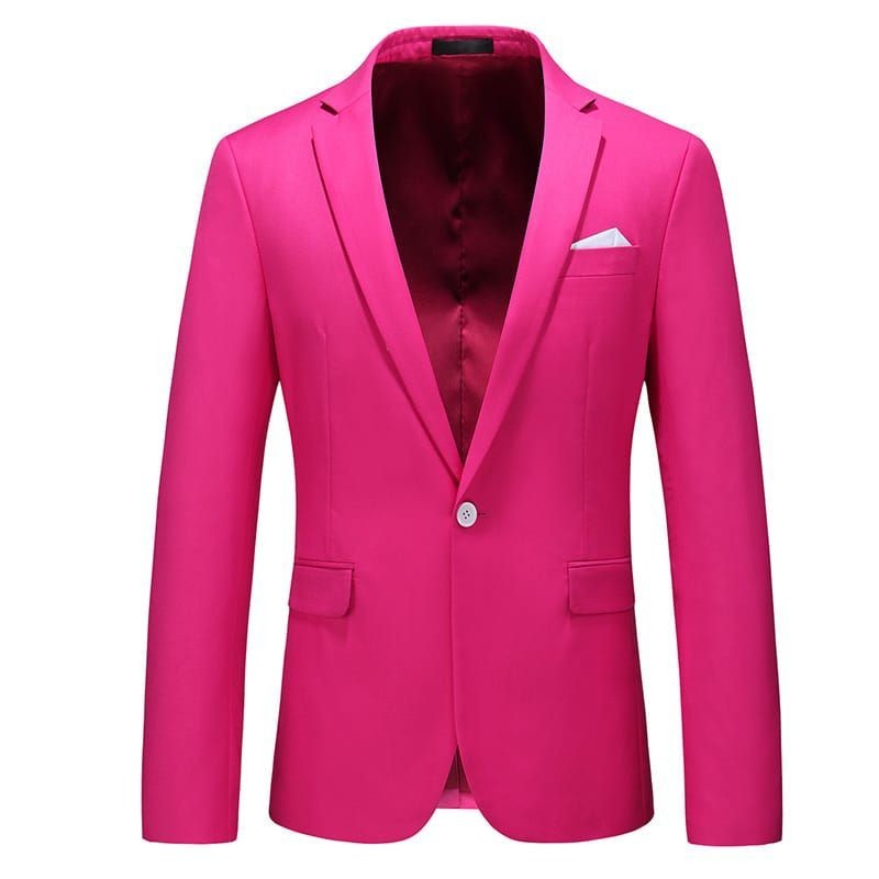 Jas Blazer Pria / Jas Pria Biru Muda / Biru BCA-Pink-Putih-Jas formal pria