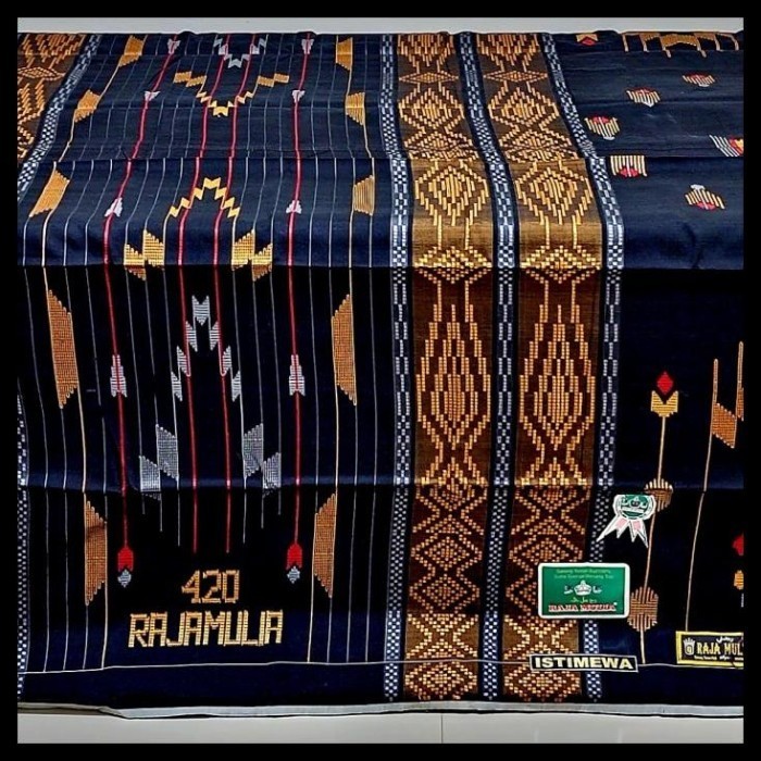 PROMO SPESIAl Sarung Tenun Sutra Raja Mulia 420 Exclusiv Stara Tamer Lamiri Lamiya36