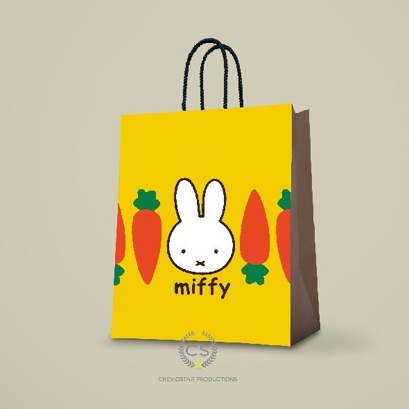 

Andriant Paper Bag Miffy Cheviostar Custom Tas Kado Goodie Bag Ulang Tahun Anak - 1, M