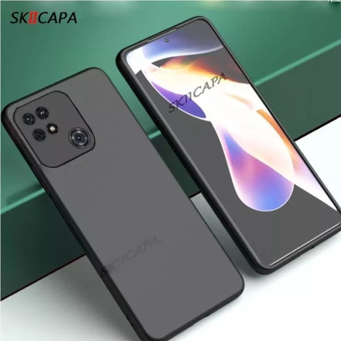 CASE XIAOMI REDMI 10C SLIM MATTE PREMIUM CASE SOFT BLACK DOFF